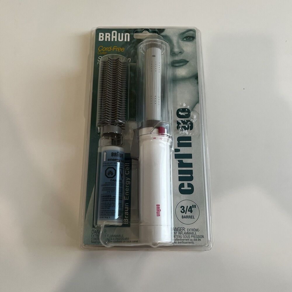 Braun Curl N Go 3/4” Barrel Cord-Free Curler  1997 Model GCC 50